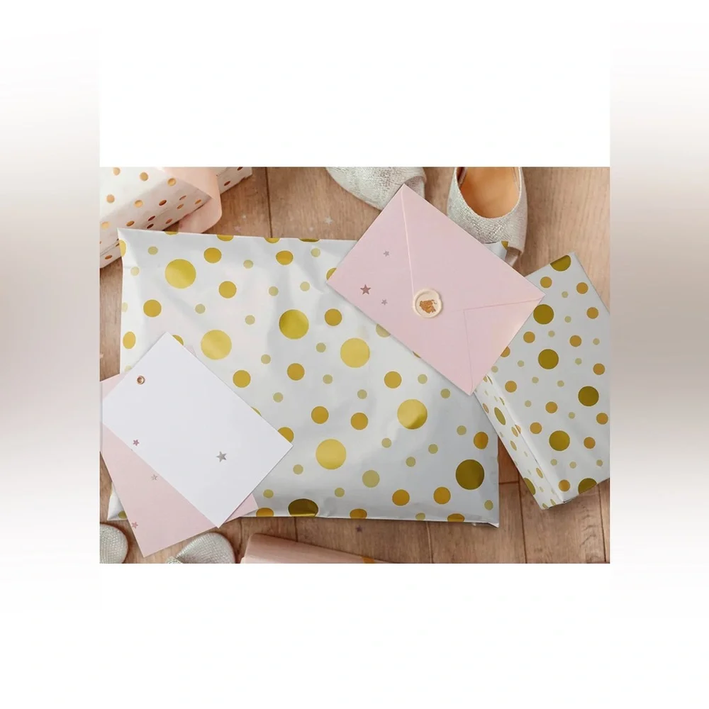 25ct~ 6x9”~Poly Mailer Bags Boutique Design 🫥🆕🫥25ct Free Thank You Stickers